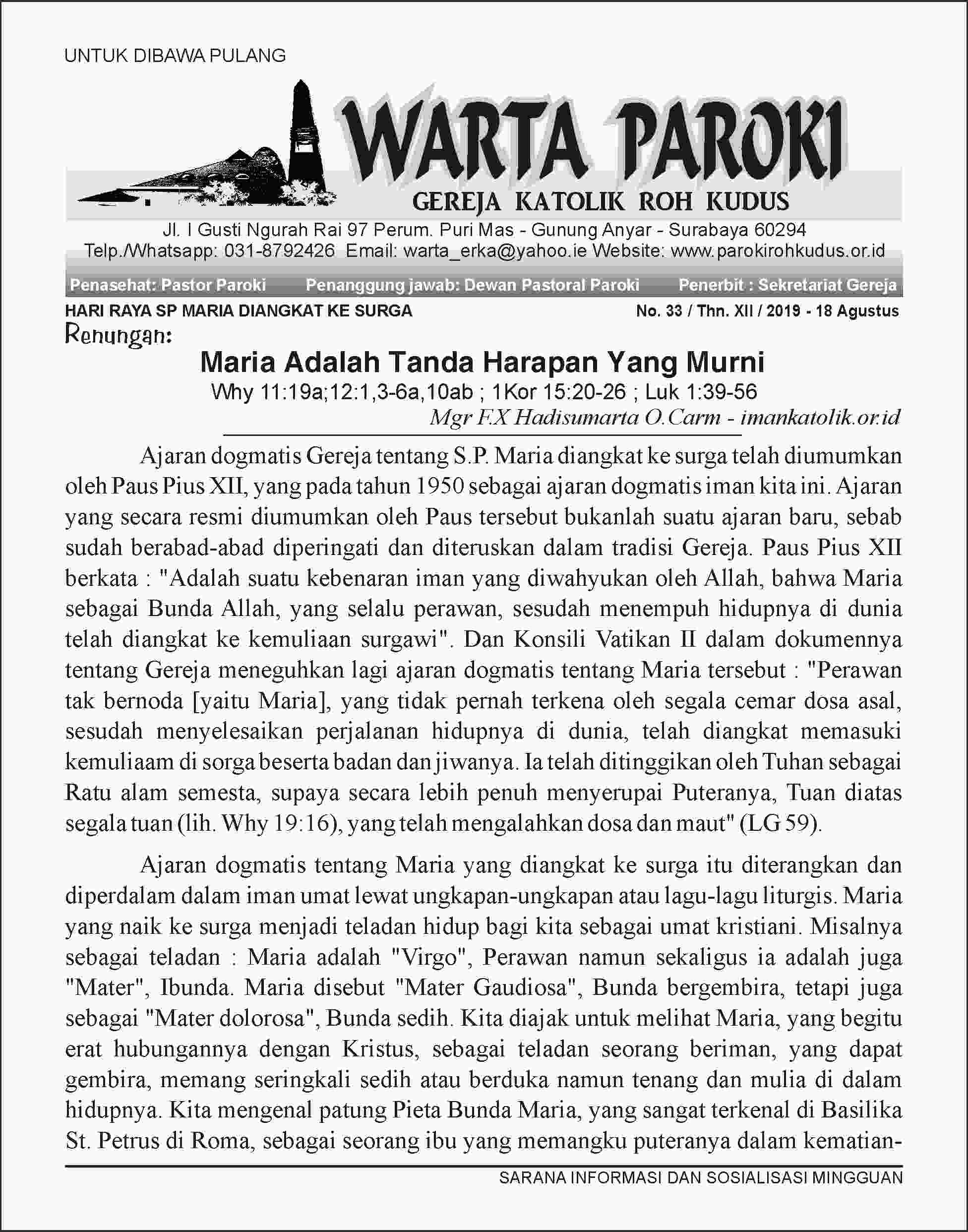 Paroki Roh Kudus